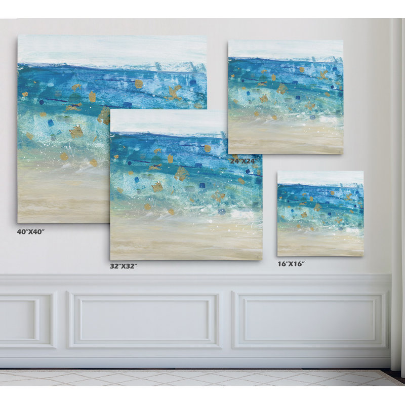 «Sea Glass Summer II», reproduction, Toile tendue, H 24 po x l 24 po x P 1,5 po