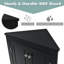  Armoire de rangement triangulaire pour salle de bain avec tablettes réglables Unité de plancher autoportante pour la maison ou la cuisine, noir-922274251