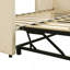 Lit de jour simple rembourré avec couchette-683467018
