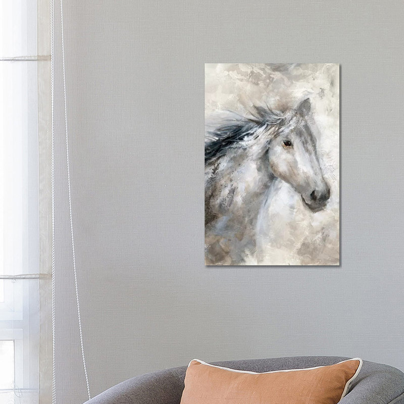 Neutral Horse by Nan - Wrapped Canvas Print, 66.04 cm H x 45.72 cm W x 1.91 cm D