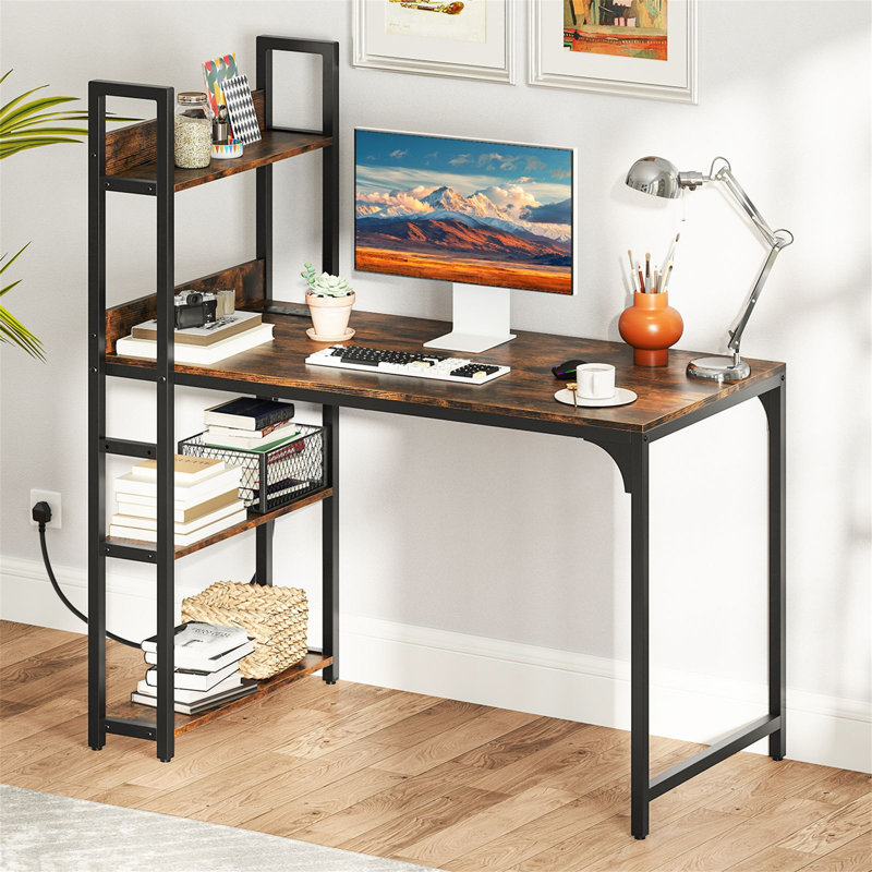 Metal Base Computer Desk