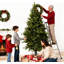 Arbre de Noël 7,5 pi avec 350 lumières DEL colorées et 8 modes d'éclairage