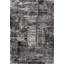 Tapis à motif abstrait gris / noir-697097380