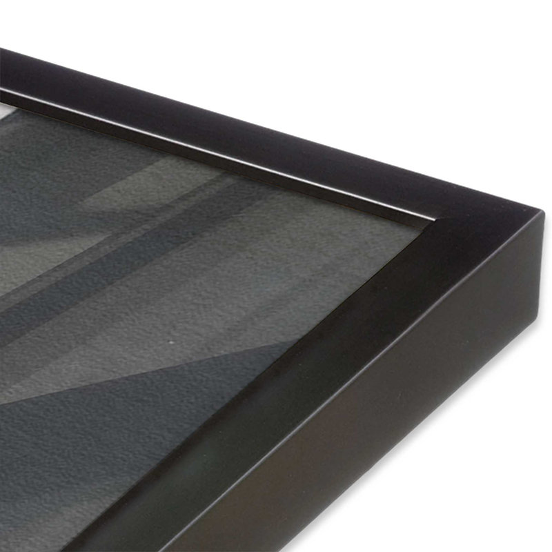 Impression monochrome Whisper II, H 15,25 po x l 12,25 po, Cadre en zinc patiné