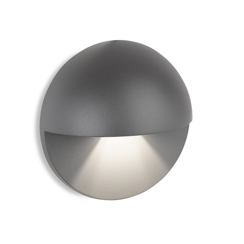Graphite 15cm H Integrated LED Outdoor Sconce
