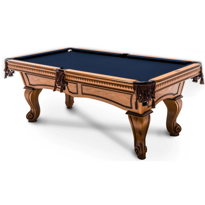 Spencer Marston Milano Pool Table (White Glove Installation Included - $699 value), Academy Blue, 7ft