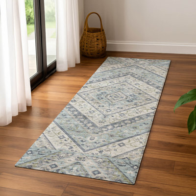 Premium Machine Washable Mayfield AMF2195 geometric Rug