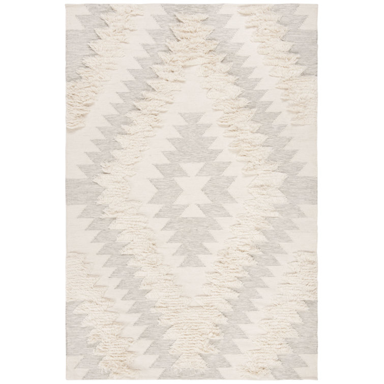 Jaquez Geometric Hand Woven 183cm X 274cm Area Rug