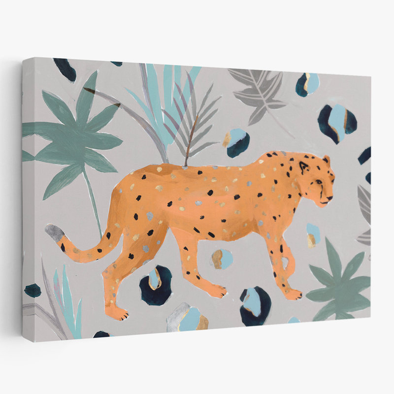 Walking Cheetah I, 32" H x 48" W