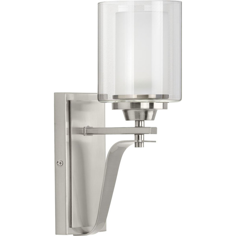 Kene Armed Sconce, Brushed Nickel