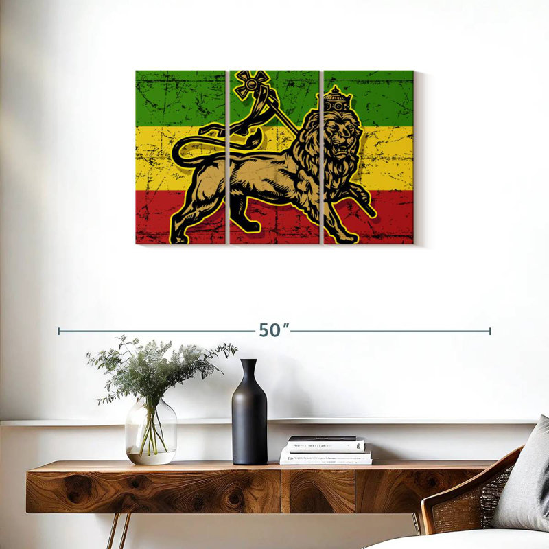 Borges lion de Juda, H 20 po x l 33 po