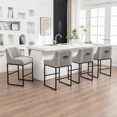 Tabouret de comptoir rembourré Maghull
