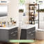 Agassiz Metal Adjustable Freestanding Over The Toilet Storage-457175597