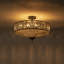 6 - Light Drum Crystal Semi Flush Mount-898008390