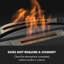 Vidro Klarstein 63cm W Black Bio-Ethanol Fireplace Insert
