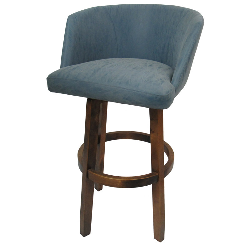 Tabouret pivotant Aghilas, Topaz, Tabouret de comptoir (siège d'une hauteur de 26 p