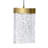 Mini-luminaire suspendu en laiton Braxten-94314906