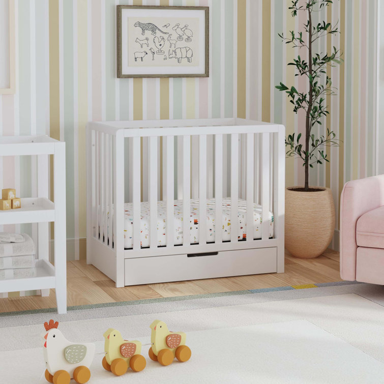 Colby 4-in-1 Mini Convertible Crib with Storage