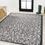 Tapis d'intérieur / extérieur gris clair / noir Deronte-924923321