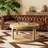 Vespera 31.5" Round Coffee Table with Solid Wood Legs-581593279