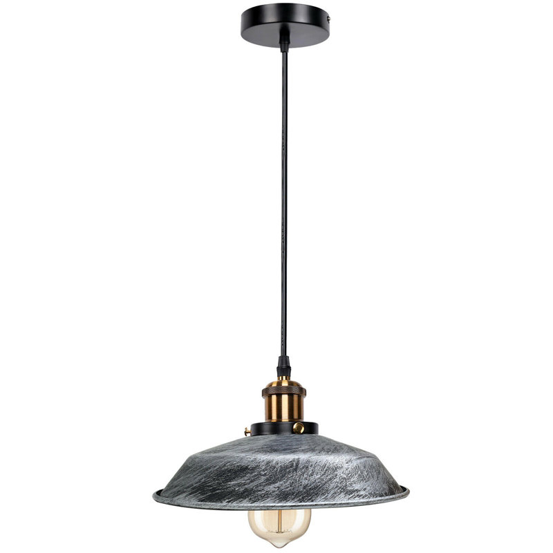 Guerra 1 - Light Dome Pendant, Brushed Silver