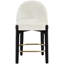 Tabouret de comptoir rembourré en tissu Maud-137995916-137995917