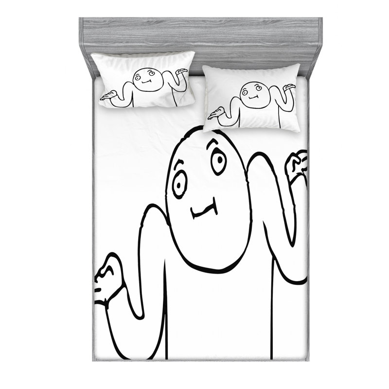 Microfiber Sheet Set, Full Sheet Set with 2 Pillowcases
