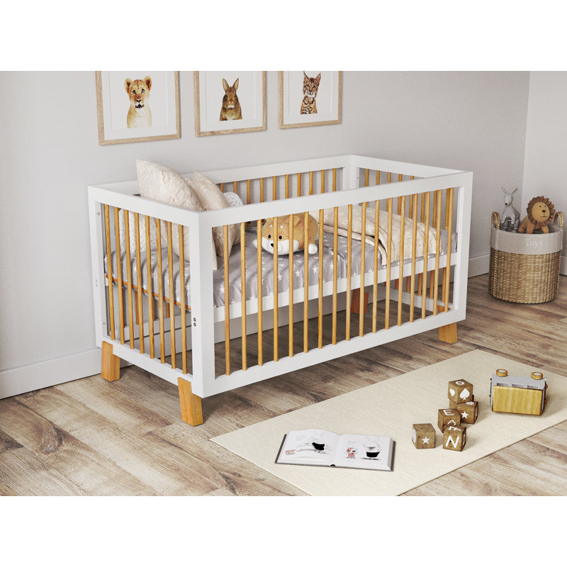 Barling 2 Cot Bed, Pine/White