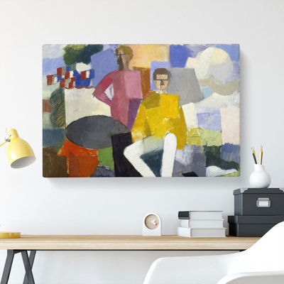 The Fourteenth Of July by Roger De La Fresnaye - Wrapped Canvas Painting