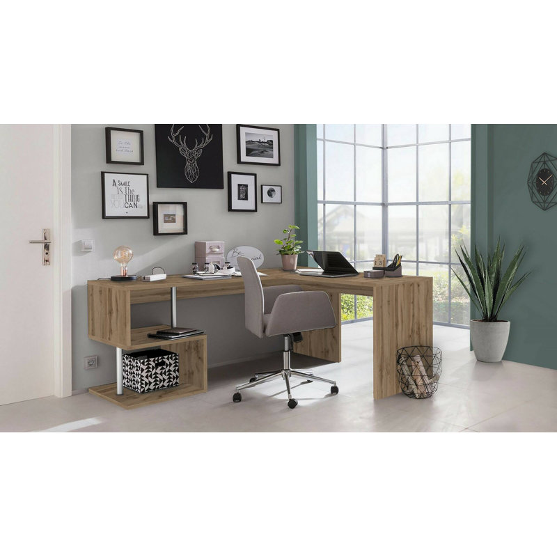 Minir L-Shaped Executive Desk