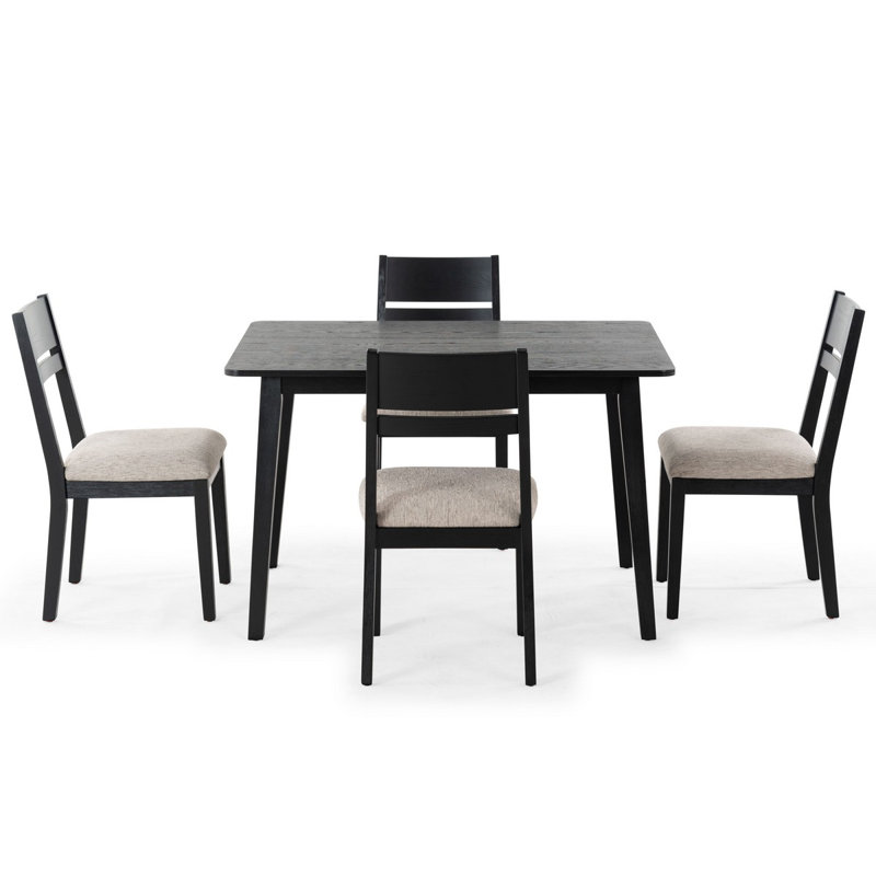 Bellalexa Wood Dining Chair, Black