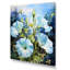«Blue Morning Glory», art mural «Dewy Blooms I»-496710685-530506247