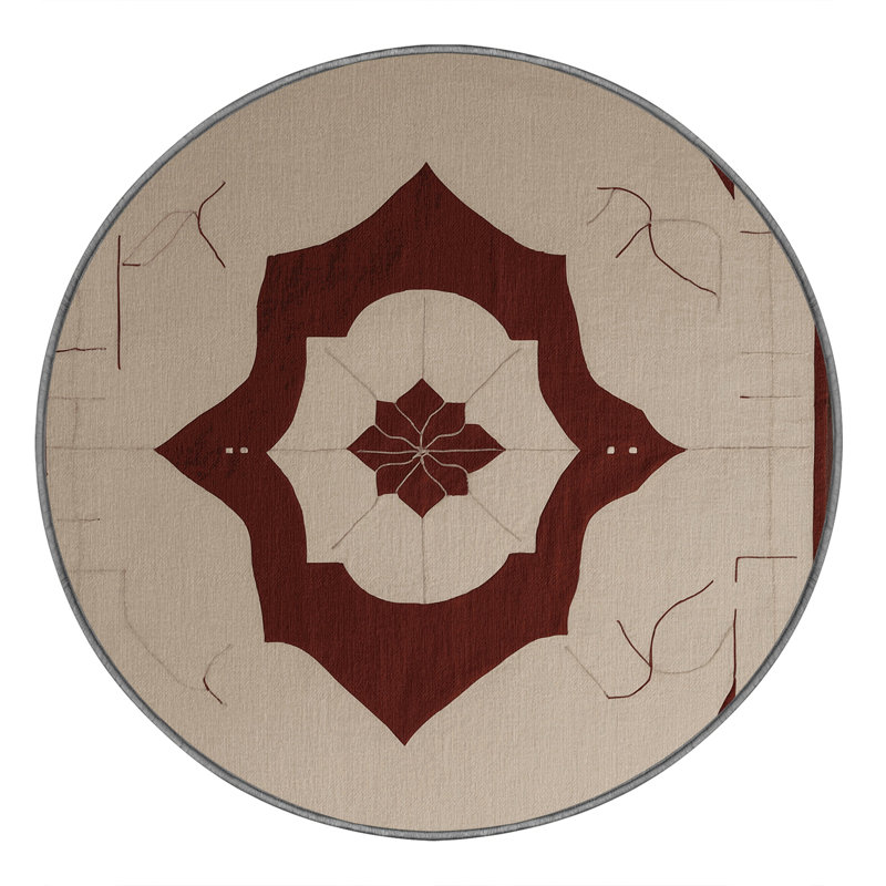 Contour Shift Rug, Round 3'