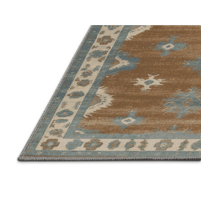 Machine Washable Overdyed Gray Area Rug
