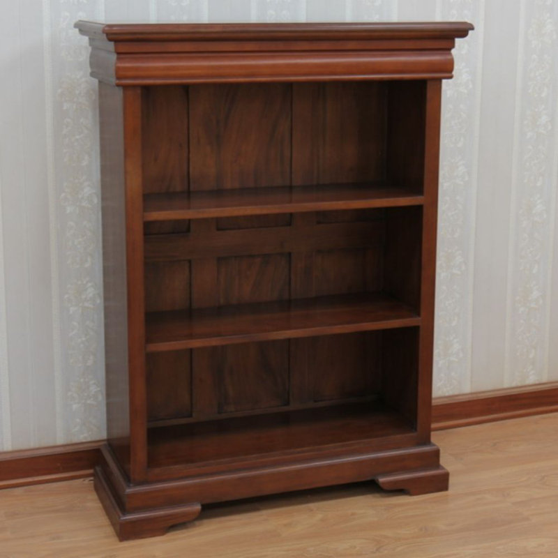 Simpson 120cm H x 90cm W Solid Wood Standard Bookcase