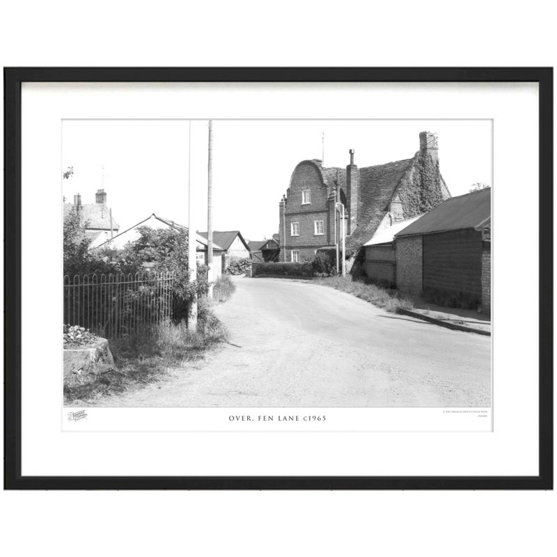 Over, Fen Lane C1965 by Francis Frith - Single Picture Frame Print, 45cm H x 60cm W x 2.3cm D
