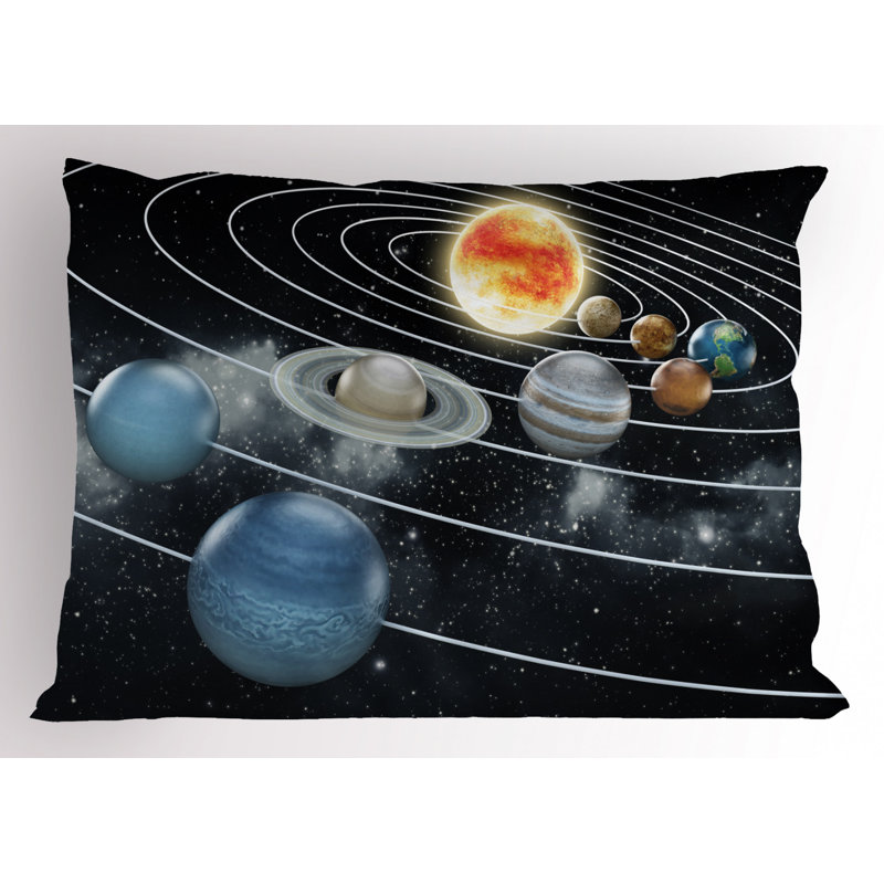 Sun Polyester Sham Set, Queen