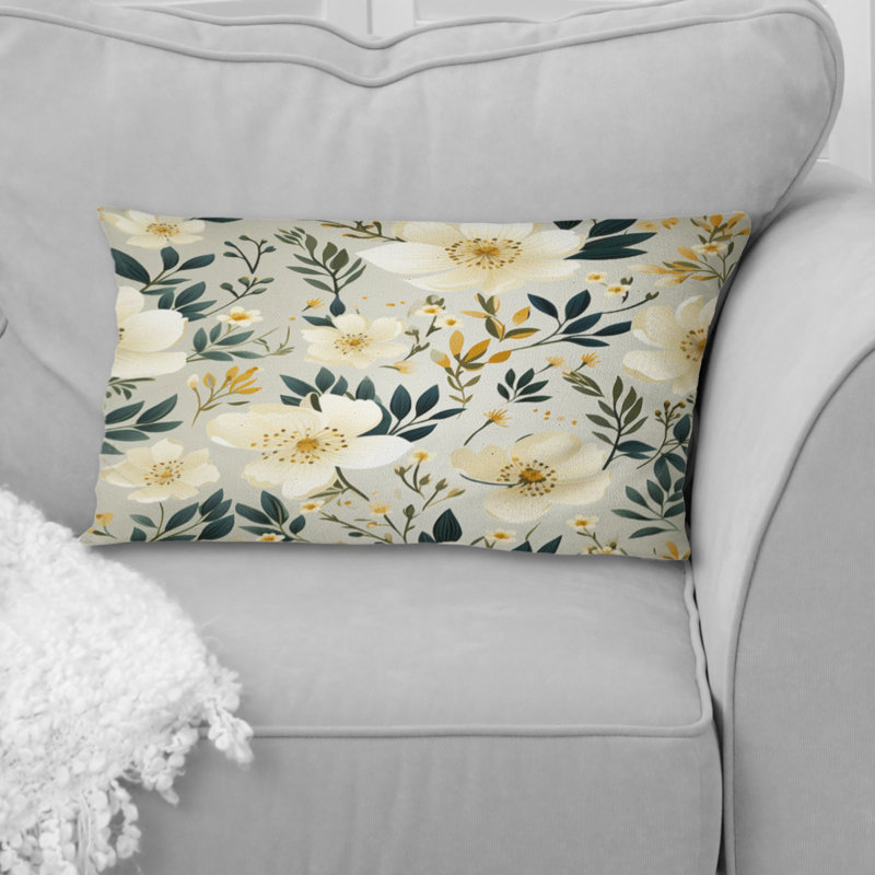 Coussin Playful Poppy Blossom Radiance I - imprimé floral