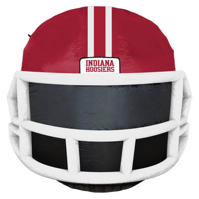 Sporticulture NCAA Indiana Hoosiers 4ft Inflatable Helmet with LED Lights & Built-in Blower - Merchandise Decor Ideal for Lawn, Front Yard, and Backyard Party Decoration
