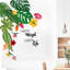 Adhésif décoratif fleurs tropicales