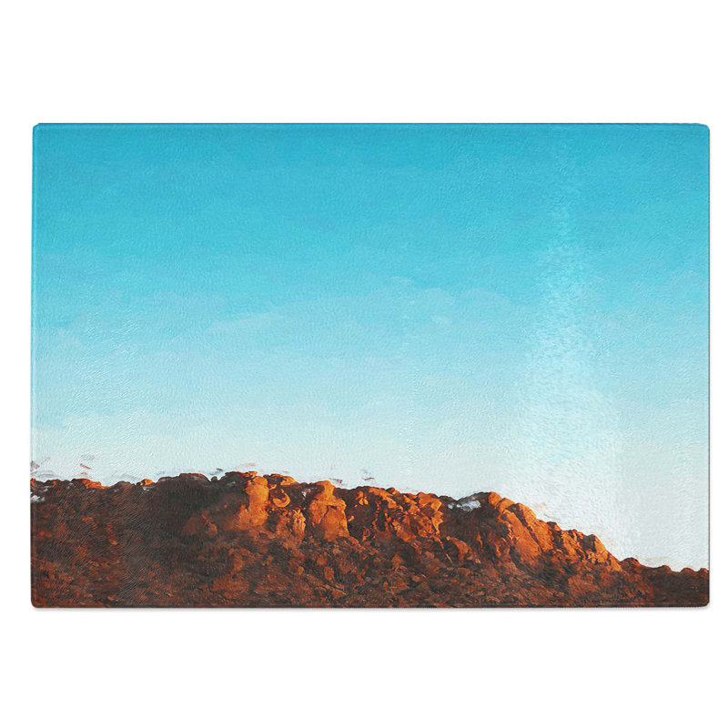 Glass Joshua Tree National Park in Abstract Chopping Board, 39 cm W x 28.5 cm L