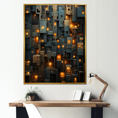 «Copper Canyons Skycrapers Cityscape I»