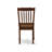 6 Piece Dining Room Furniture Set Contains a Rectangle Kitchen Table and 4 Linen Fabric Dining Chairs with a Bench, Mahogany