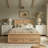 Wood Storage Platform Bed with 2 Drawers and 2 Footboard Storage Compartments-125974006-125974007