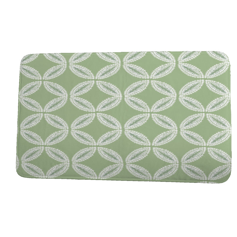 Tapis de bain Herbert, l 24 po x L 17 po, Vert