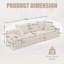 107.48 " Corduroy Sofa-133269997-133269995