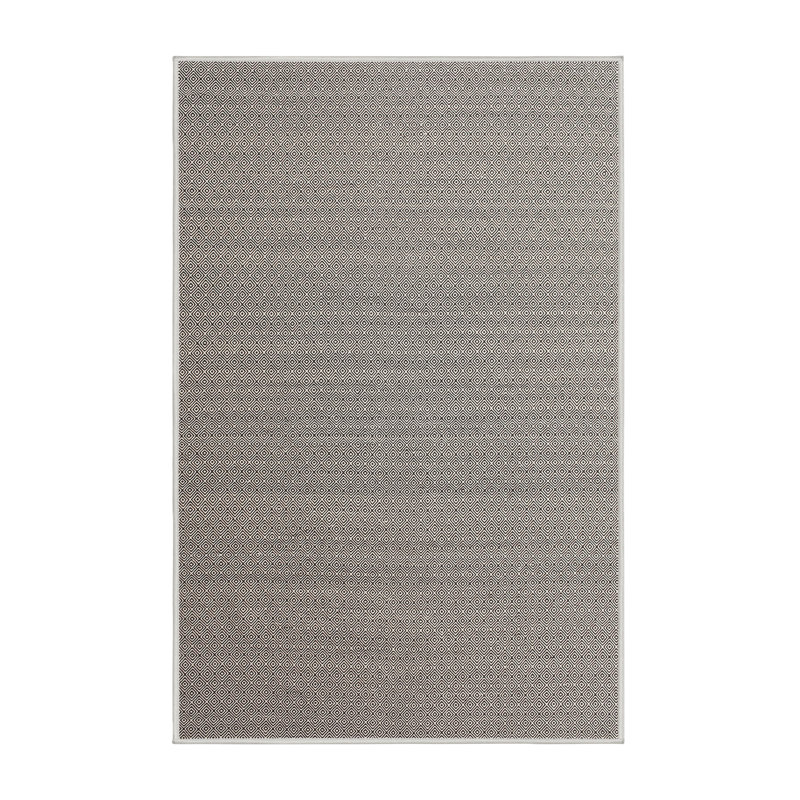 Tapis gris zone contemporaine, Rectangle 5 pi x 7 pi