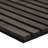 SereniSlats Bark 94.5 in. x 9.5 in. 3D Fluted Wood Slat Acoustic Sound Absorbing Wall Paneling -124325791