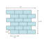 Expressions 0.79" x 1.83" Glass Linear Mosaic Wall & Floor Tile