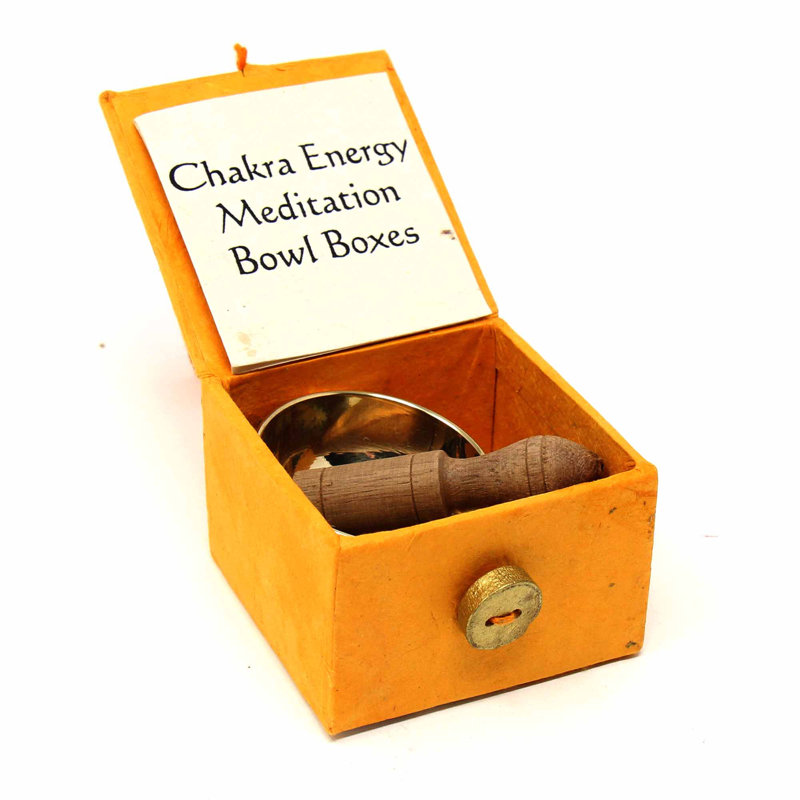 Bol décoratif méditation plexus solaire mini chakra Alborghus